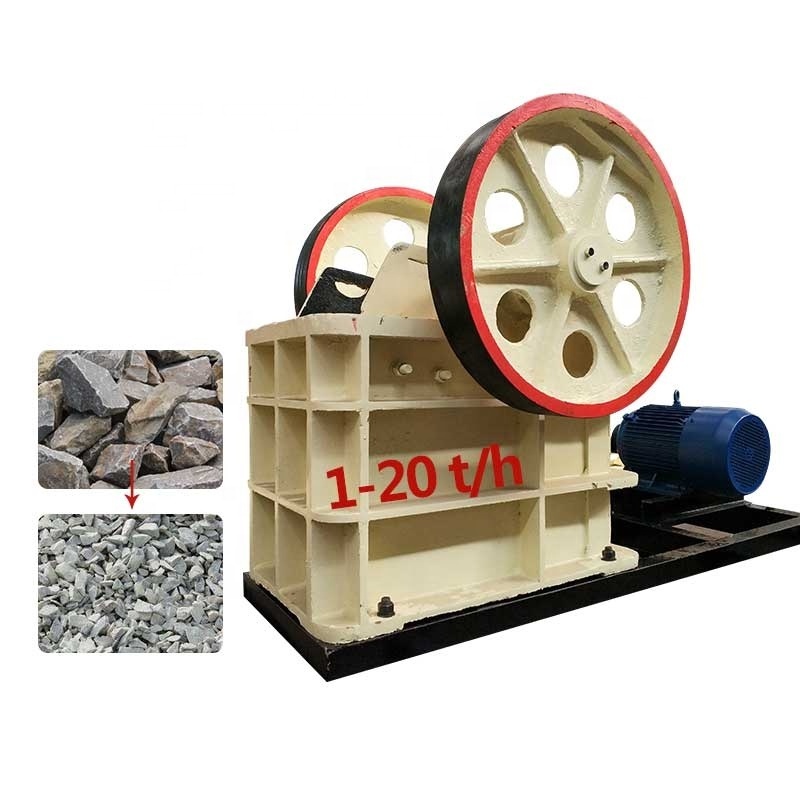 Mining small laboratory rock crushing machine, pe250x400 granite limestone jaw crusher, stone crusher machine for sale in uganda