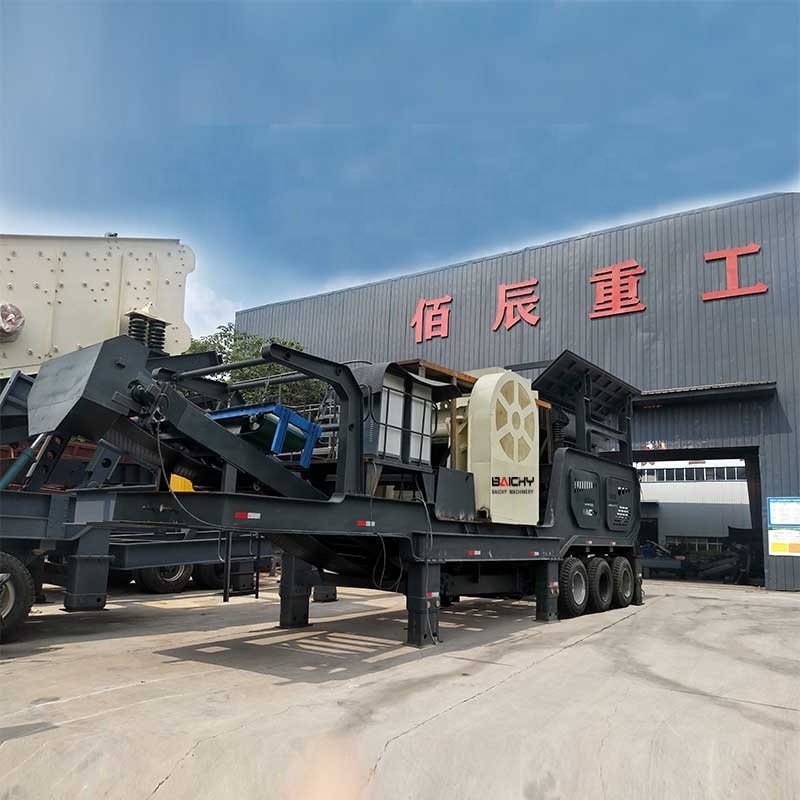 100-200t/h Wheel Type Mobile Stone Crusher Plant Price, Complete Set Portable Rock Crushing Station, Mobile Stone Jaw Crusher