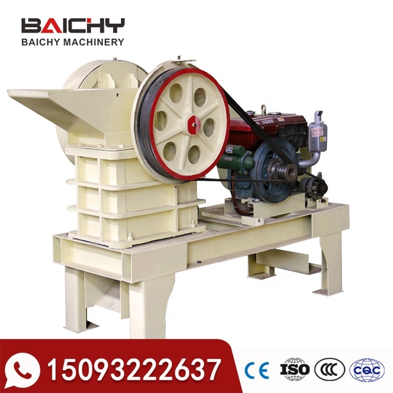 Small Mobile Mini Stone PE 250x400 Diesel Engine Jaw Crusher Price List Portable Mobile Small Diesel Rock Crusher for Sale