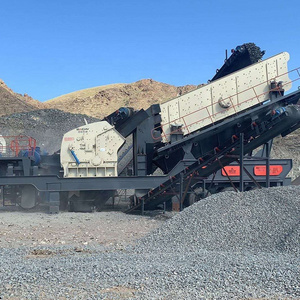 Large Scale Mobile Concrete Stone Crusher Station, Primary Hard Granite Gravel Impact Crusher, Aggregate Rock Stone Crusher