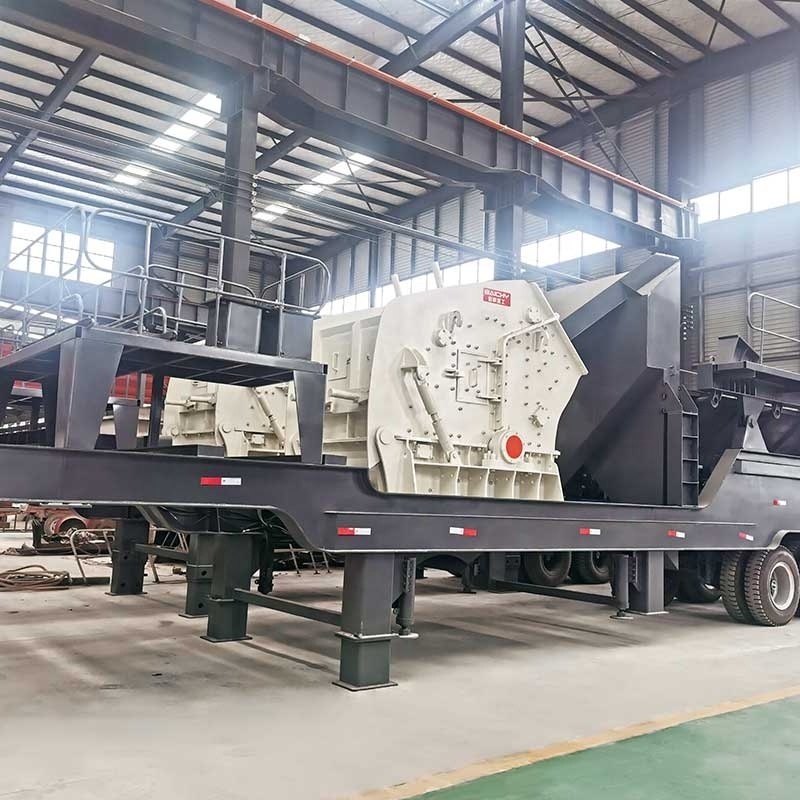 Large Scale Mobile Concrete Stone Crusher Station, Primary Hard Granite Gravel Impact Crusher, Aggregate Rock Stone Crusher