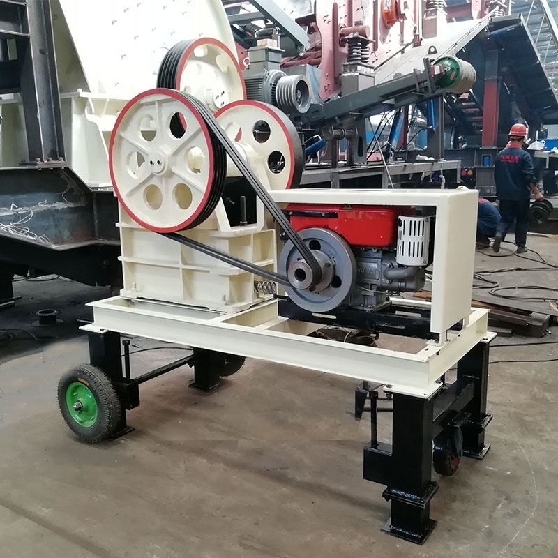 10-90Tph Mini Portable Quartz Rock Crushing Machine, Small Scale Gold Mining Crusher Plant, Mobile Diesel Engine Jaw Crusher