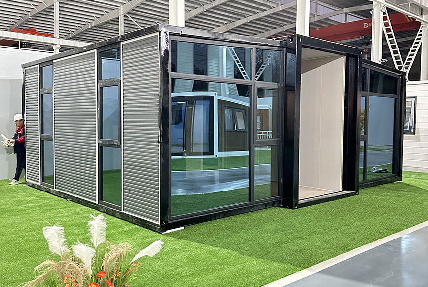 BAIDA expandable folding homes modern house prices black shipping container home storage prefabricated container houses