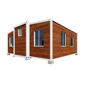 BAIDA Flat pack luxury modular glass wooden tiny house prefabricated living container house prefab container home