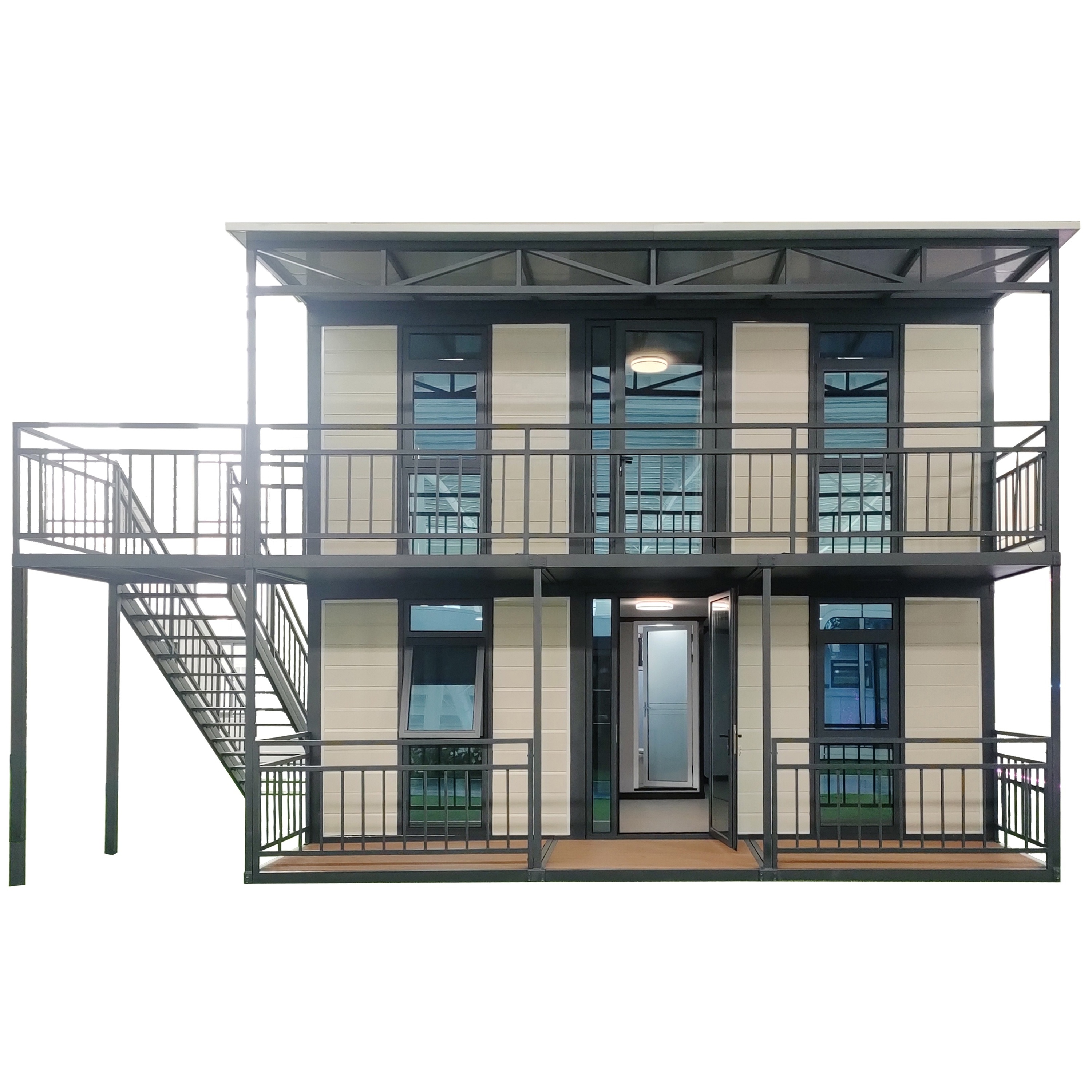 Toilet Deluxe Mobile Houses Movable Folding Prefabricated Metal Frame Prefabricated Expandable Container House