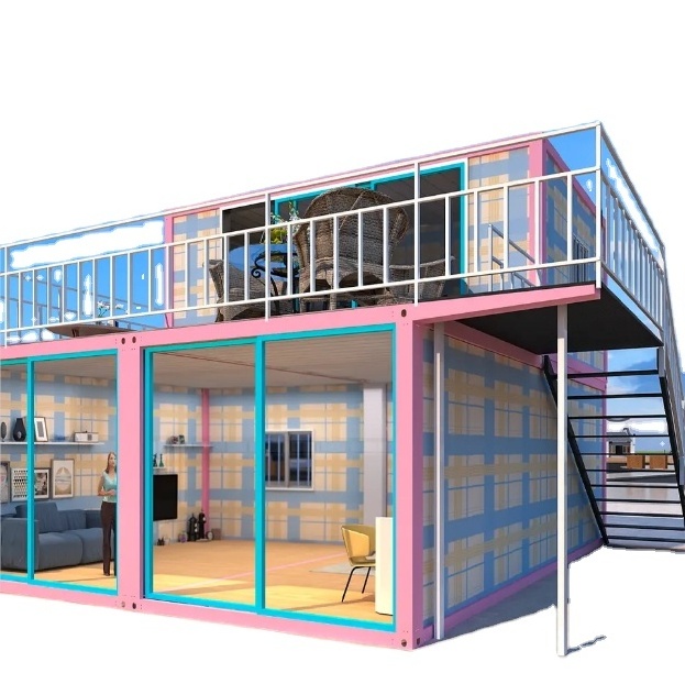 BAIDA  Modern shed container house design kiosk shops booth room , traffic booths for portable ticket parking