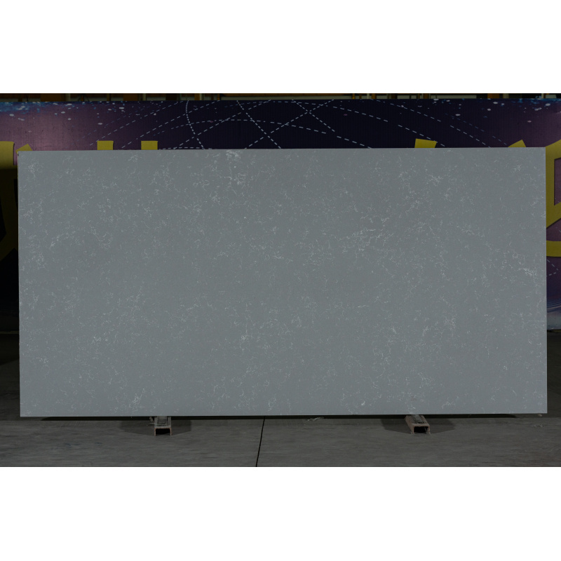 YLBD Top Quality Factory Price Kitchen Countertop Big Stone Slabs White Quartz Stone Artificial Quartz Stone