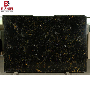 YLBD Artificial Marble Kitchen Countertop Quartz Top Artificial Stone Wall Modern