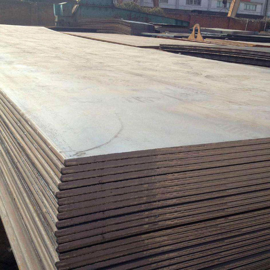 Galvanized pattern plate truck steel plate construction site anti-skid stair tread pattern plate can fold zero cutting