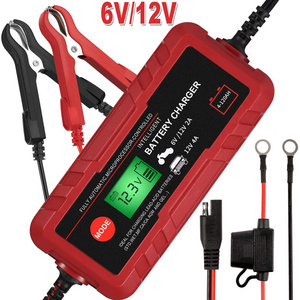 12V  Battery Charger/Maintainer for Car, Truck, Motorcycle, Lawn Mower, Boat, RV, SUV, ATV and More