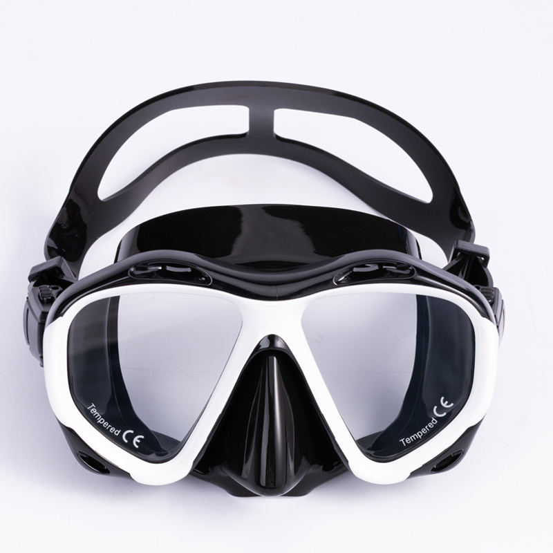 Wholesale Soft Silicone Diving Equipment Freediving Swimming Googles, Camera Mount Snorkeling Diving Masks