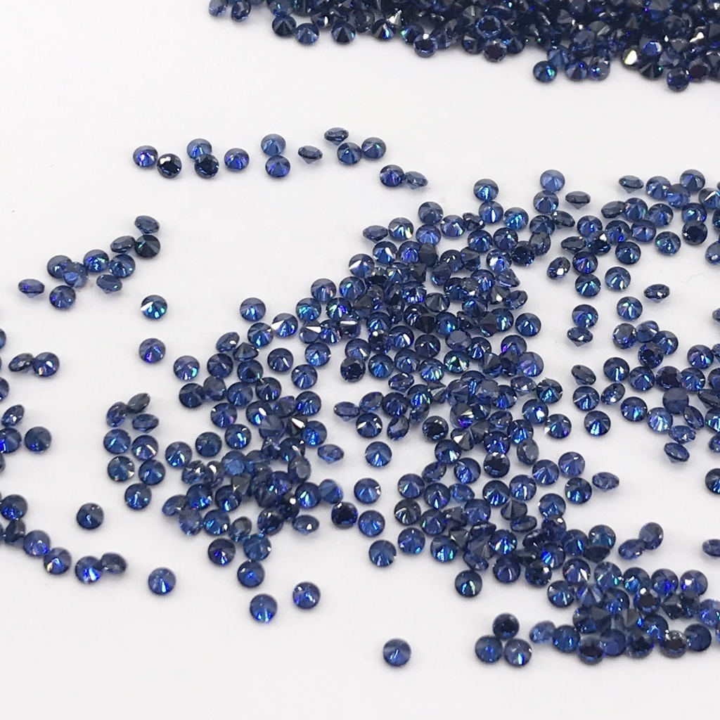 Synthetic CZ tanzanite loose cubic zirconia stones for jewelry making