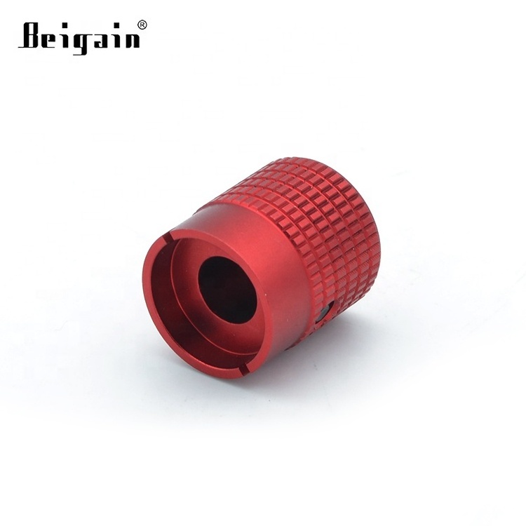 High Precision Custom CNC Machined Aluminum and Plastic Volume Knob Good Price for Guitar Use