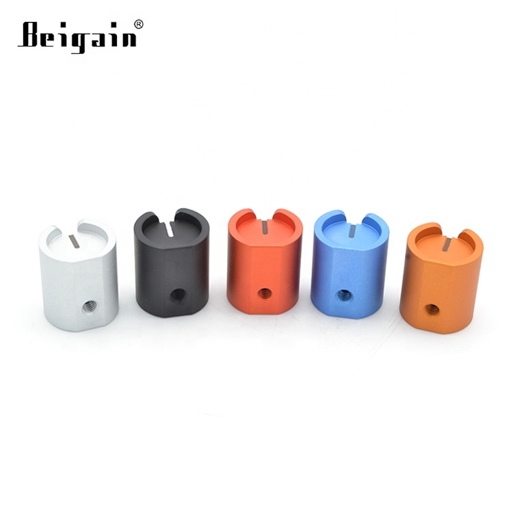 High Precision Custom CNC Machined Aluminum and Plastic Volume Knob Good Price for Guitar Use