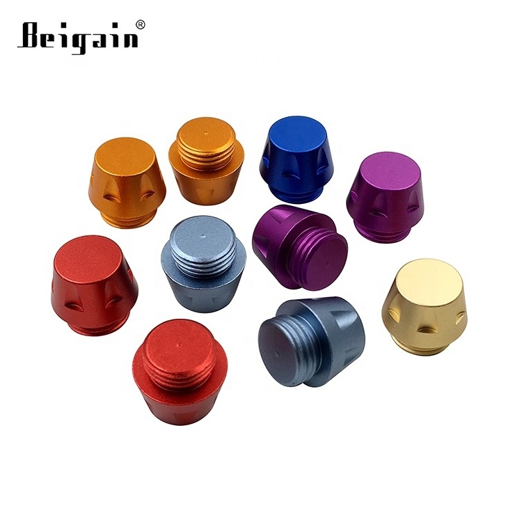 Custom CNC Machining Aluminum knurled Knob Nice Aluminum Musical Instrument Knob Component