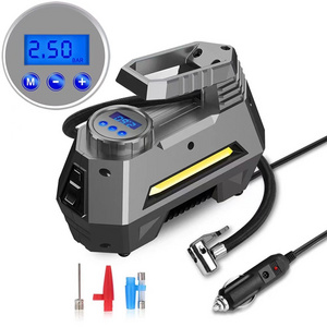 Tire Inflator Portable Air Compressor Air Pump for Car Tires Car Accessories 12V DC Auto Pump with Digital Pressure Gauge