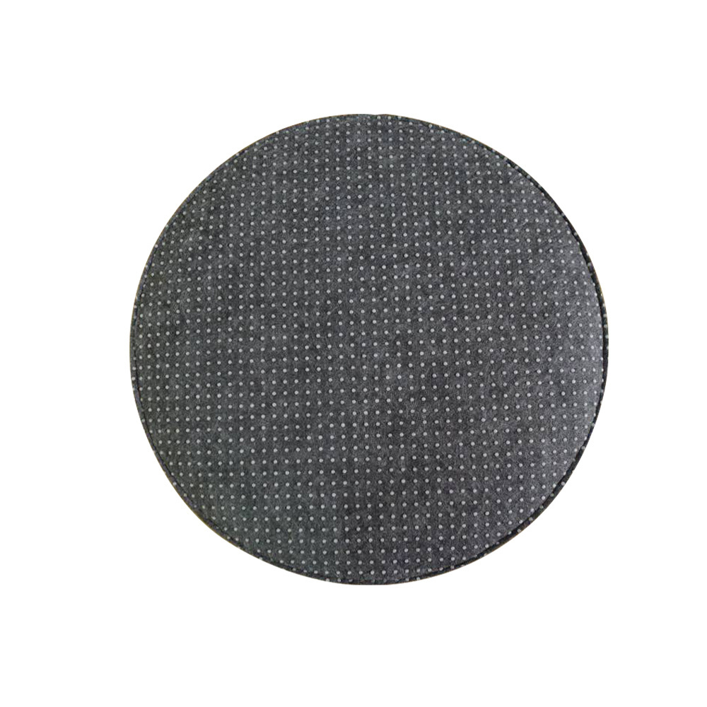 Custom 36CM Round Foam Sponge Filling Felt Chair Seat Cushion With Anti-Slip Dots