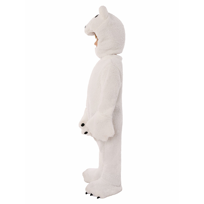 BAIGE 2024 New Arrival Halloween Cosplay Costume Unisex White Bear Role-playing Stage Performance Costumes for Kids