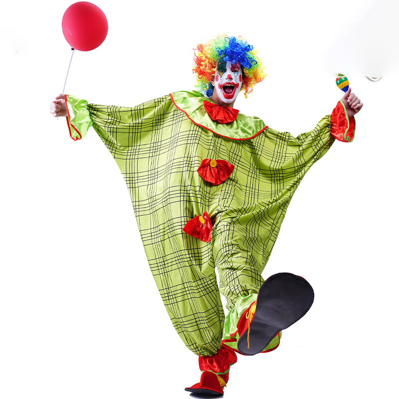 BAIGE 2024 New Arrival Hot Selling Adult Halloween Carnival Fun Party Clown Couple Cosplay Costumes