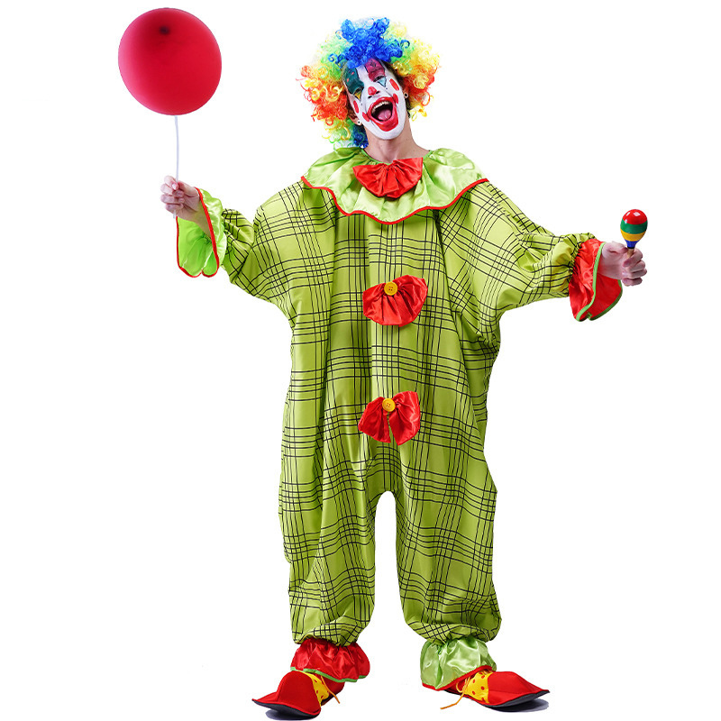 BAIGE 2024 New Arrival Hot Selling Adult Halloween Carnival Fun Party Clown Couple Cosplay Costumes