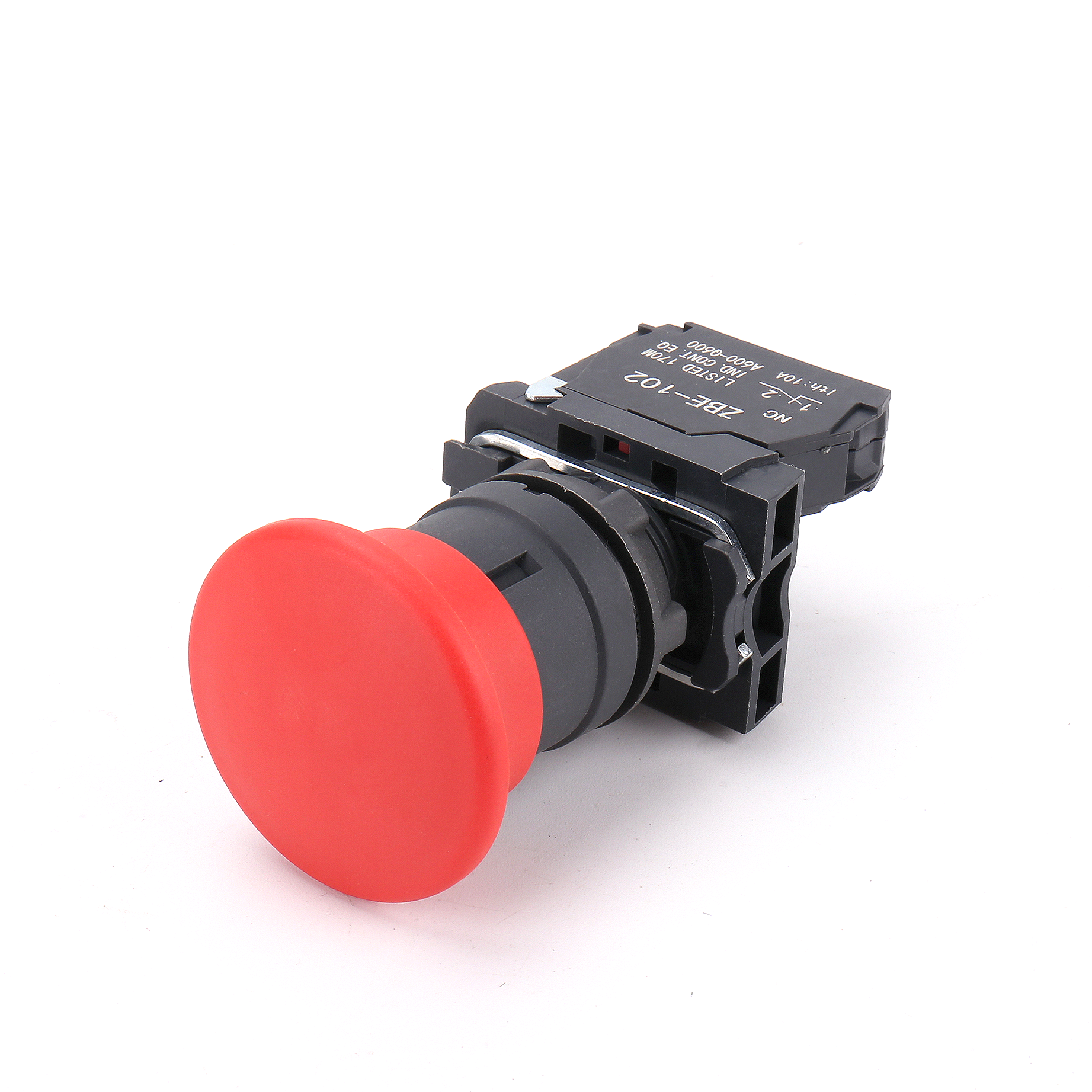 XB5-AC42 waterproof Momentary Emergency button switch XB5 40mm NC plastic Mushroom head red push button switch