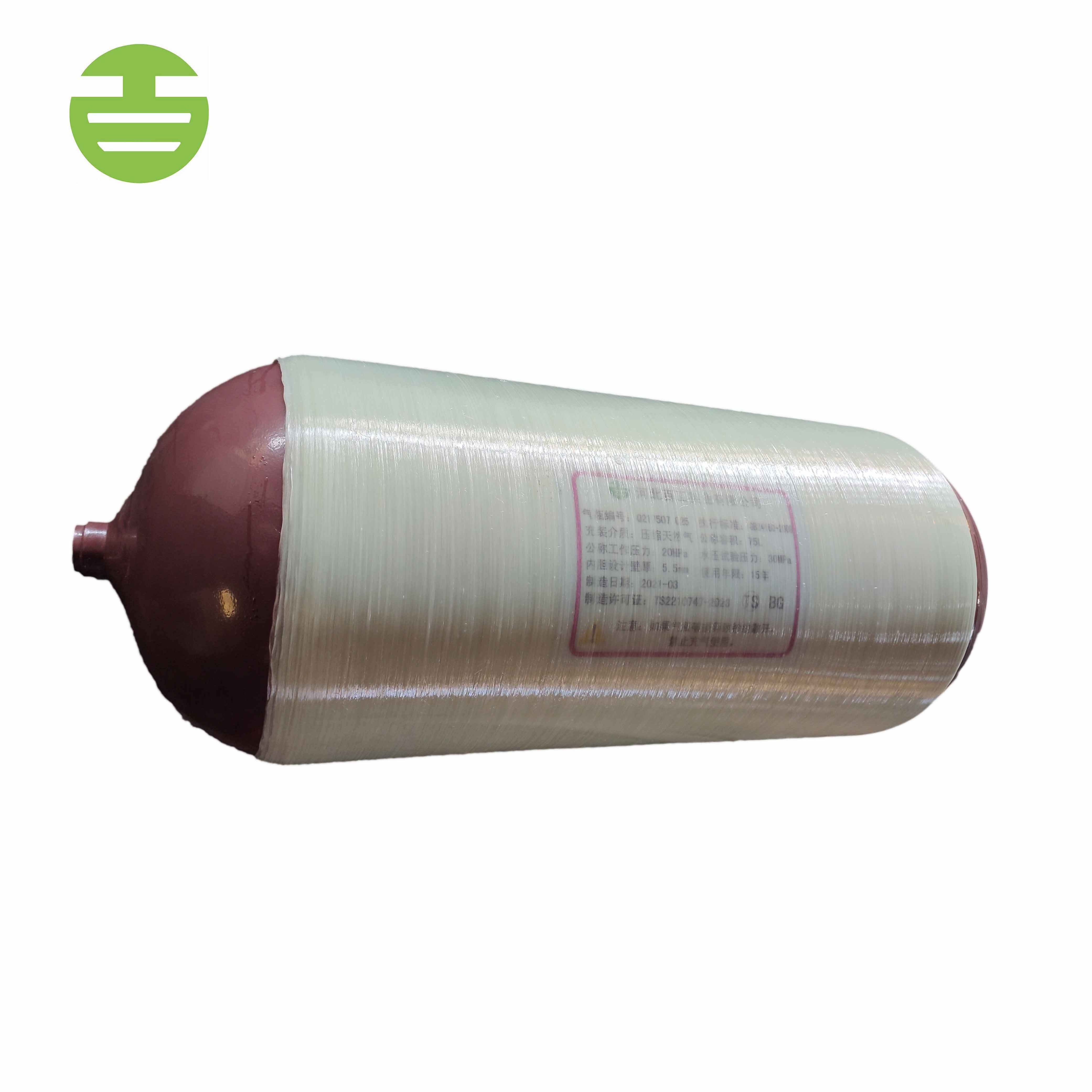 ISO11439 standard high pressure cng type 2 cylinder with different capacity