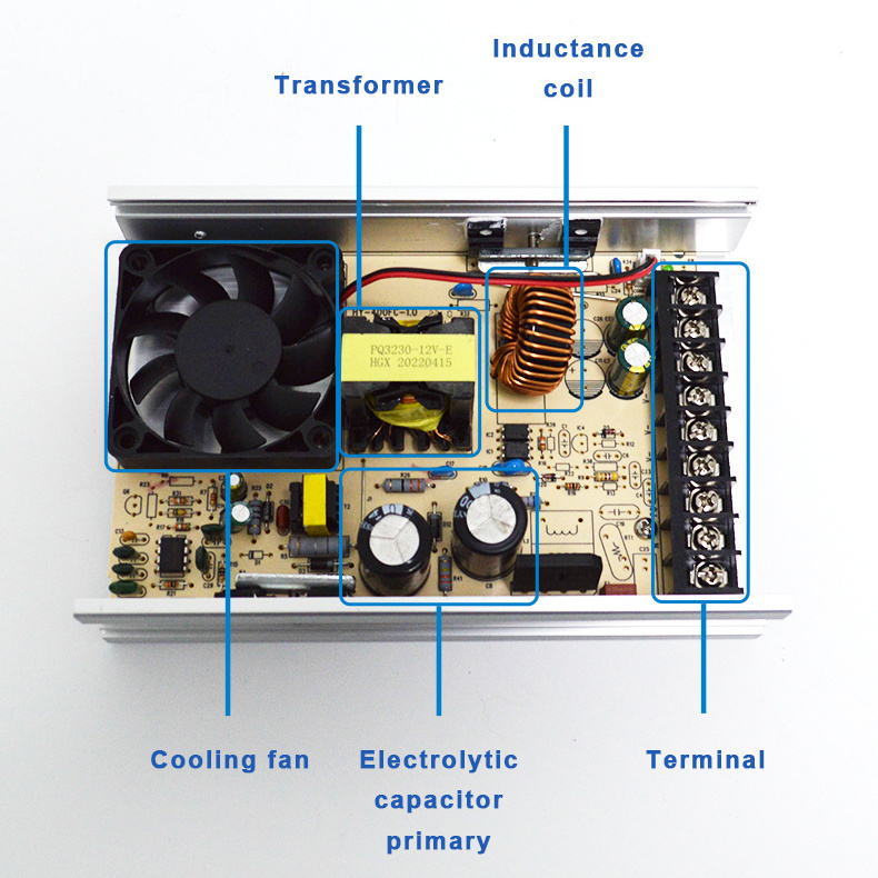 12v 400w Led Power Supply 33a Constant Voltage Switching Driver Ac Dc Lighting Transformer Rainproof Power Supply