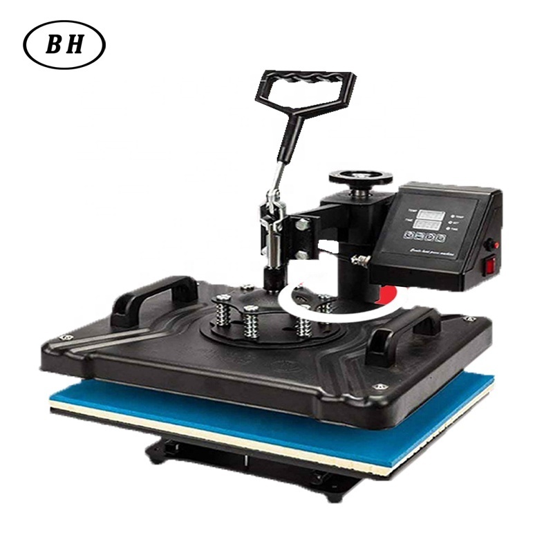 Hot sale 5 in 1 heat press printer T-shirt sublimation printing machine used for Tshirt Shoes Bag Hat Mugs Plates printing