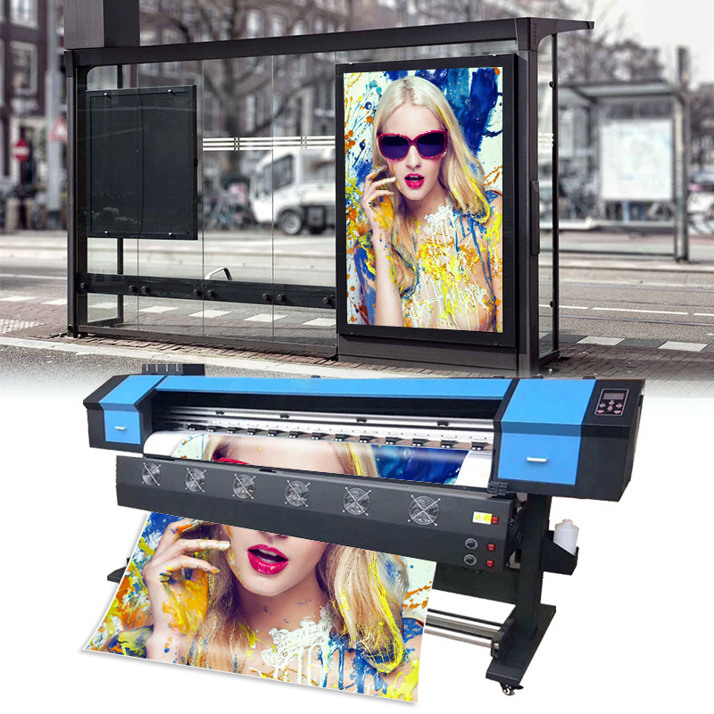 hot selling 1.8m 3.2m  large format tarpaulin printer eco solvent printer for Advertising printing