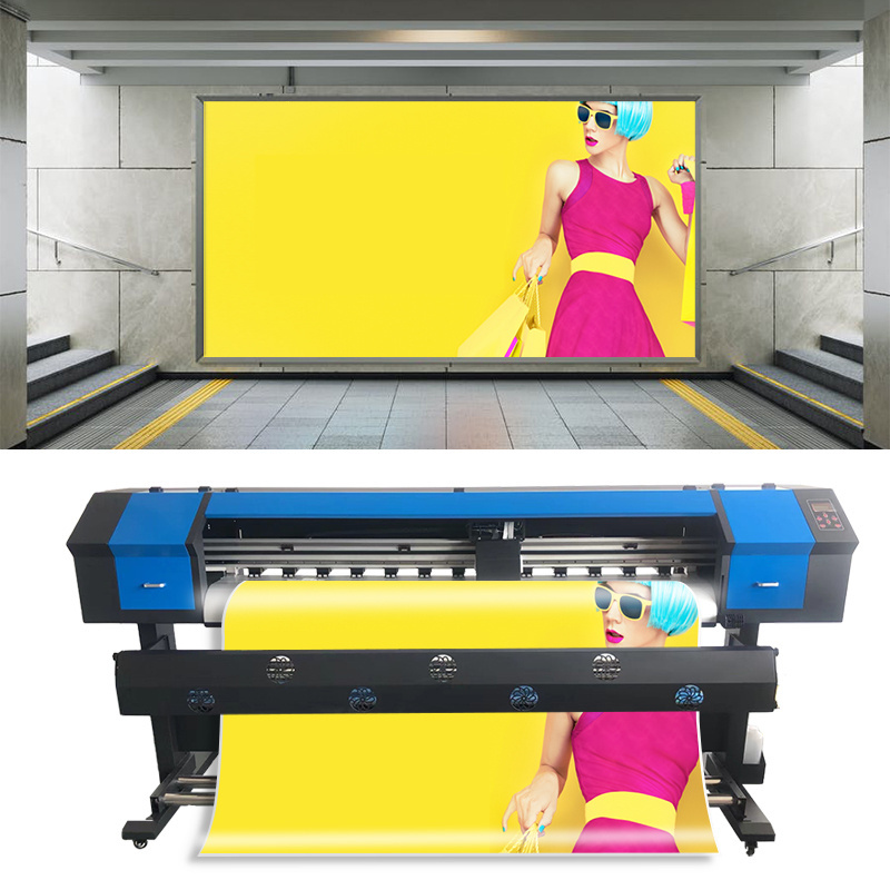 XP600 Eco Solvent Printer 1.8M Canvas Print Plotter Printer For Indoor Billboard Poster