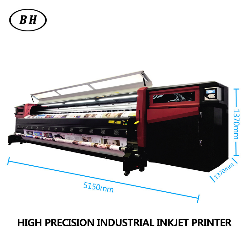 High precision industrial large format printer 3200mm CJ7000 10ft solvent printer for wallpaper vinyl banner printing machine