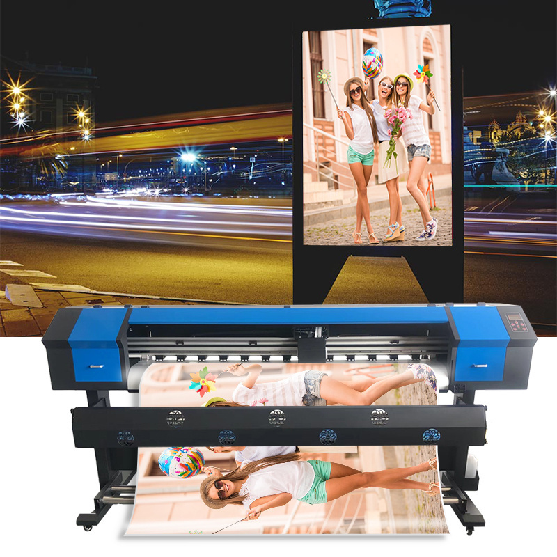 Inkjet Printer 1.8M Large Format Eco Solvent Printer Plotter Printing Machine Digital Printer