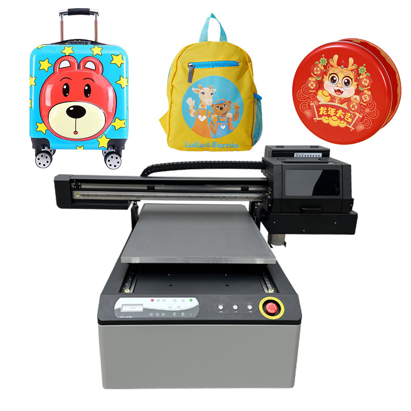 high speed printing format Digital UV Flatbed Printing machine printer phone case 6090 inkjet UV flatbed printer