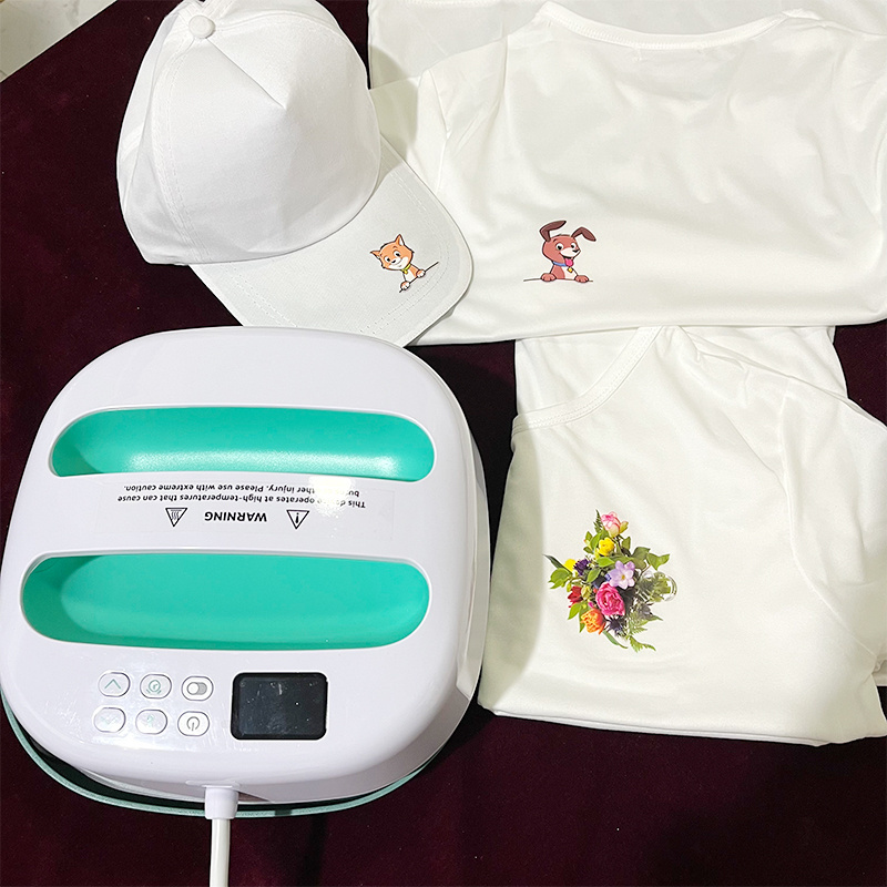 Small Portable  Heat Press Machine Sublimation  Easypress Iron Mini Hand Held Heat Transfer Machine for t-shirt