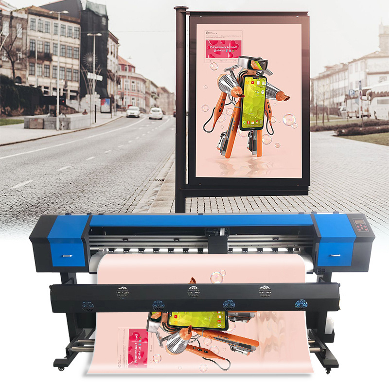 XP600 Eco Solvent Printer 1.8M Canvas Print Plotter Printer For Indoor Billboard Poster