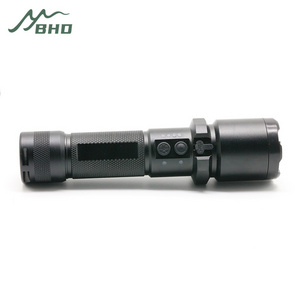 30W LED built-in battery 1102 Flashlight USB Rechargeable Range 1500 Meters Torch Light Flashlights Camping Hand Lamp