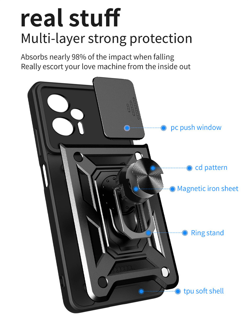 Shockproof Armor Case For Xiaomi Poco F3 F4 GT F5 Camera Lens Protection Fundas For Xiaomi Mi Poco X5 X4 X3 Pro NFC GT M3 M4 Pro