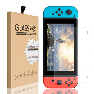 Customized Game Accessories 2.5D 0.3MM 9H Clear Tempered Glass For Switch OLED Screen Protector Film For Nintendo Switch Lite