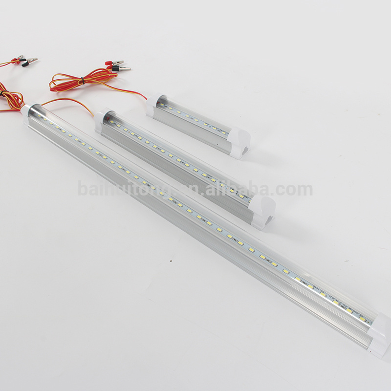 Cheap T8 Lights Led Dc 12v  Light Tube 15cm 30cm 60cm 120cm With Clip