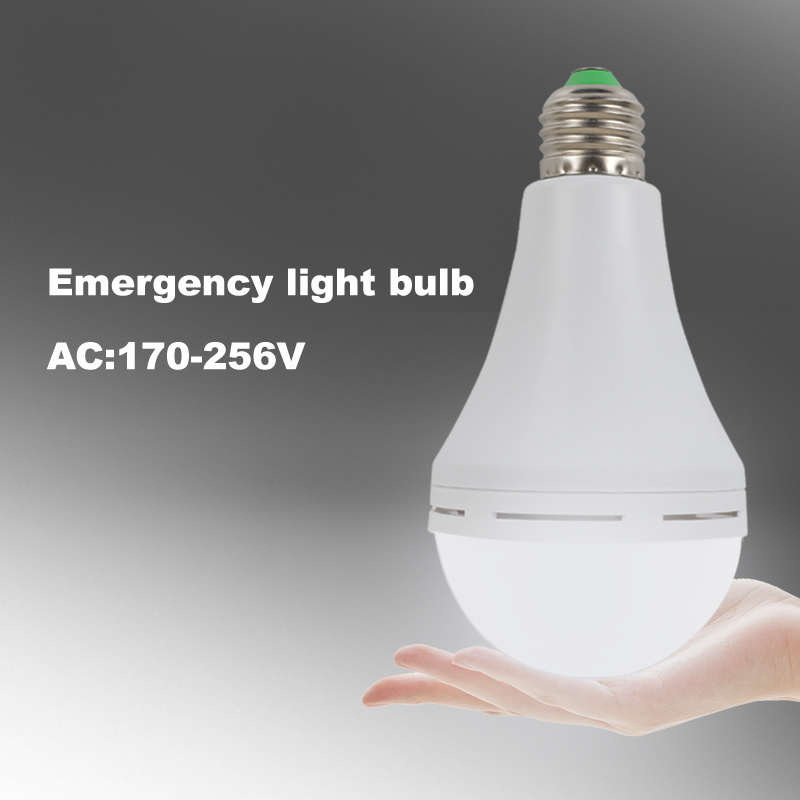 AC 85-256V  9W 12W Rechargeable Battery Lamp Led Emergency Light E27 Bulb