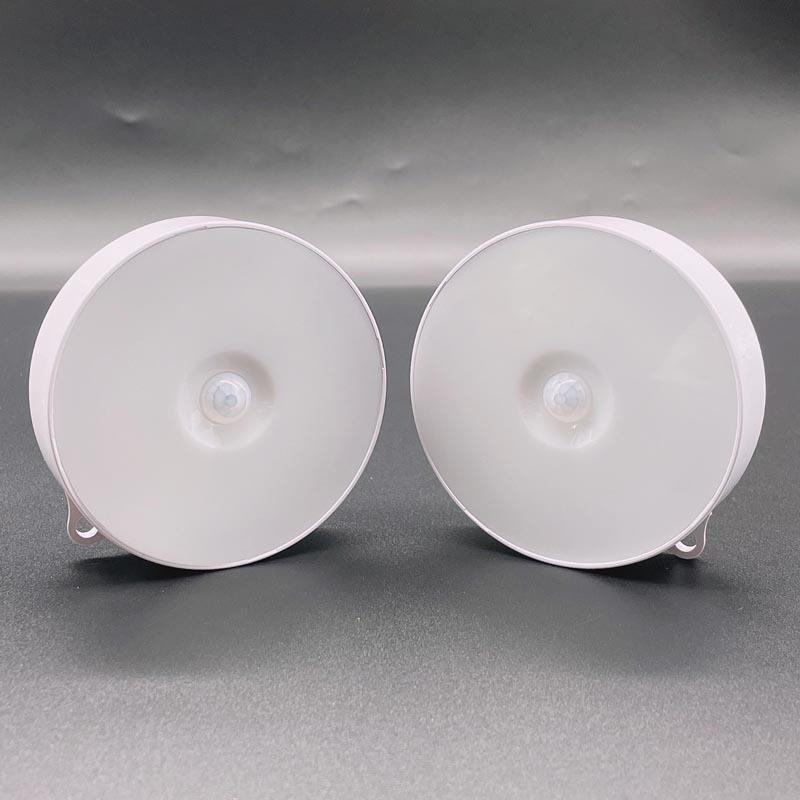 3AAA battery type human body induction round night light back   wardrobe light