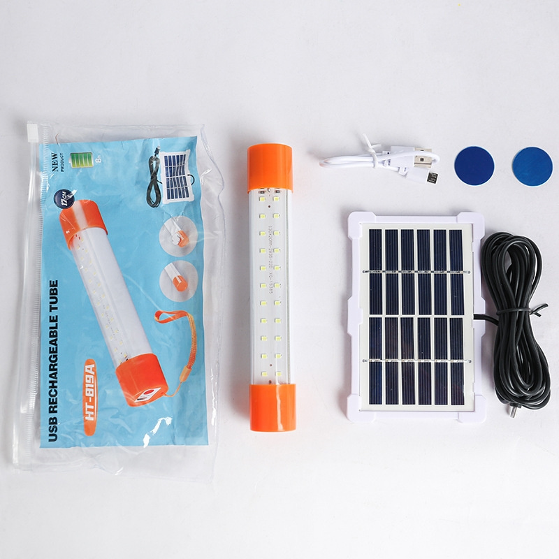 Mini 30W Rechargeable Solar Camping Tube Portable Emergency Light for the Outdoors