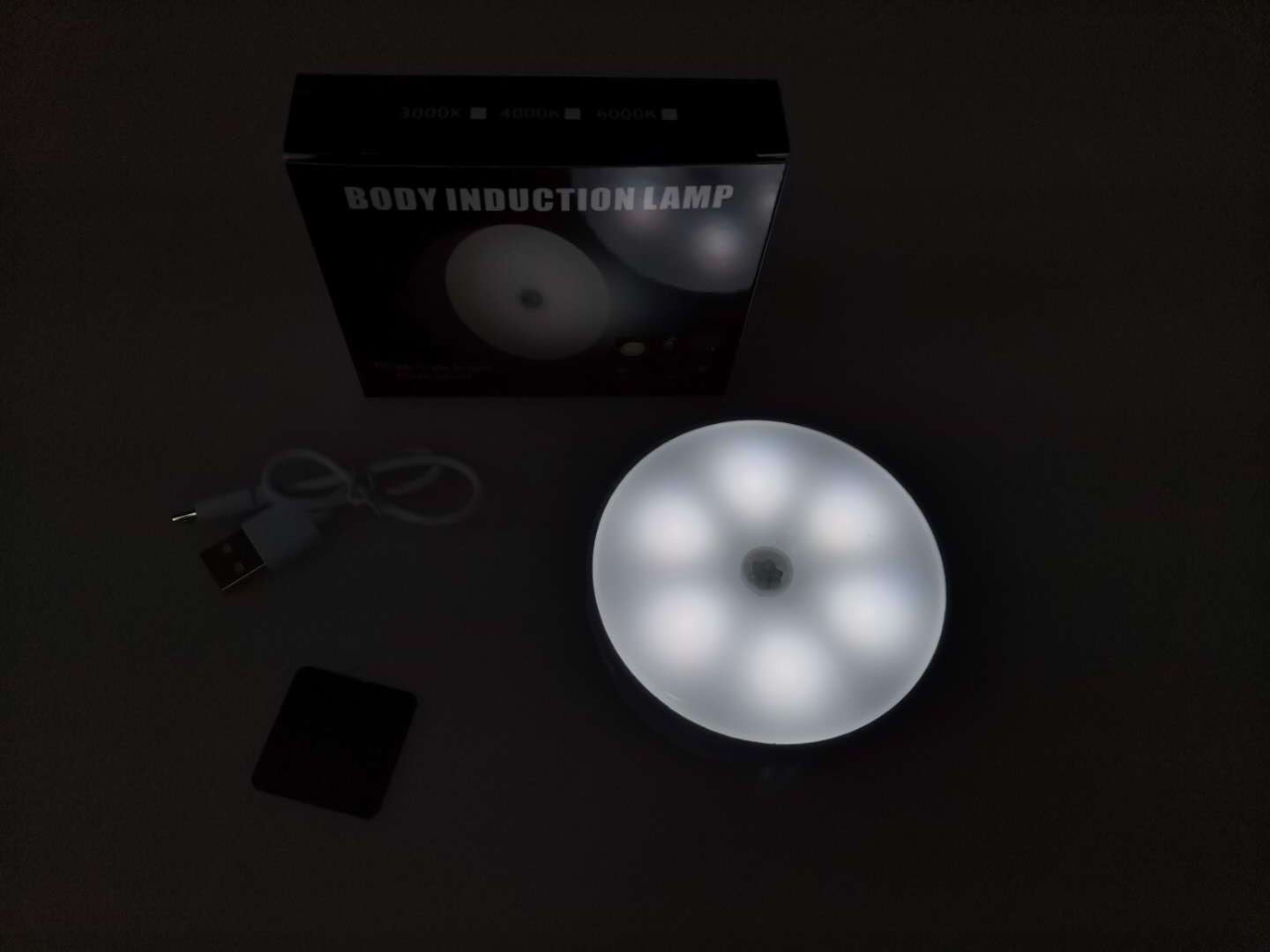 8 LED Cabinet Light intelligent Body Motion Sensor Activated Night Light Induction Lamp