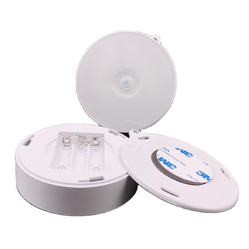 3AAA battery type human body induction round night light back   wardrobe light