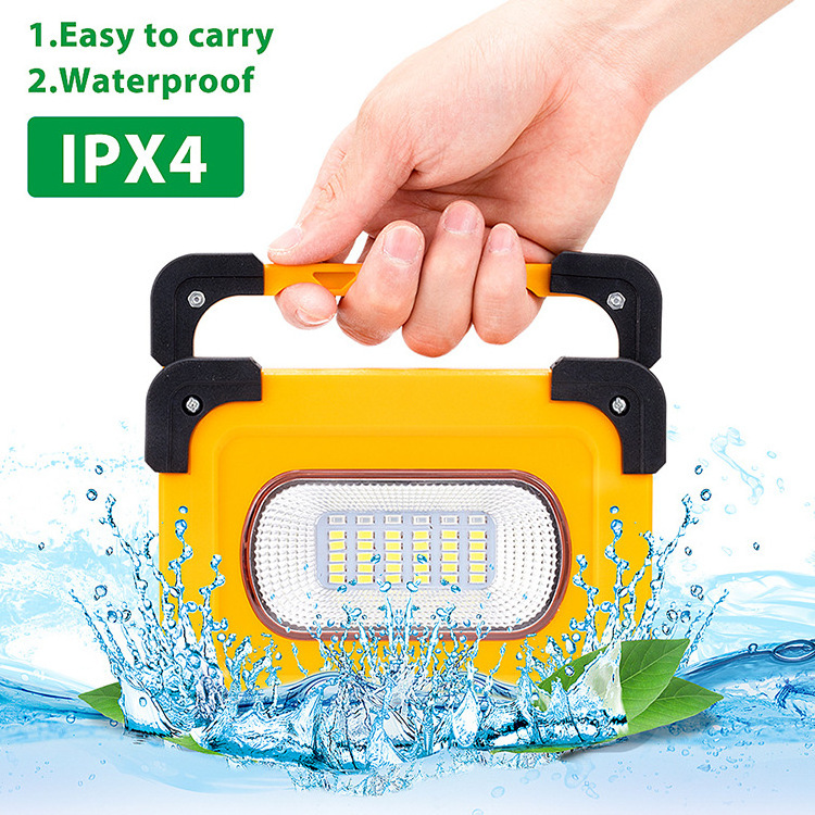 60W portable LED work lightmobile power supply with magnetic base solar work light flood light