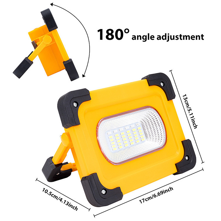 60W portable LED work lightmobile power supply with magnetic base solar work light flood light