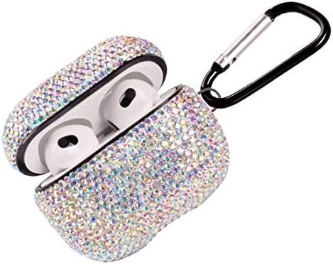 Dropshopping Shockproof Protective Premium Bling Rhinestone Cover Skin Compatible with AirPods Charging Case 1/2 3 pro pro2