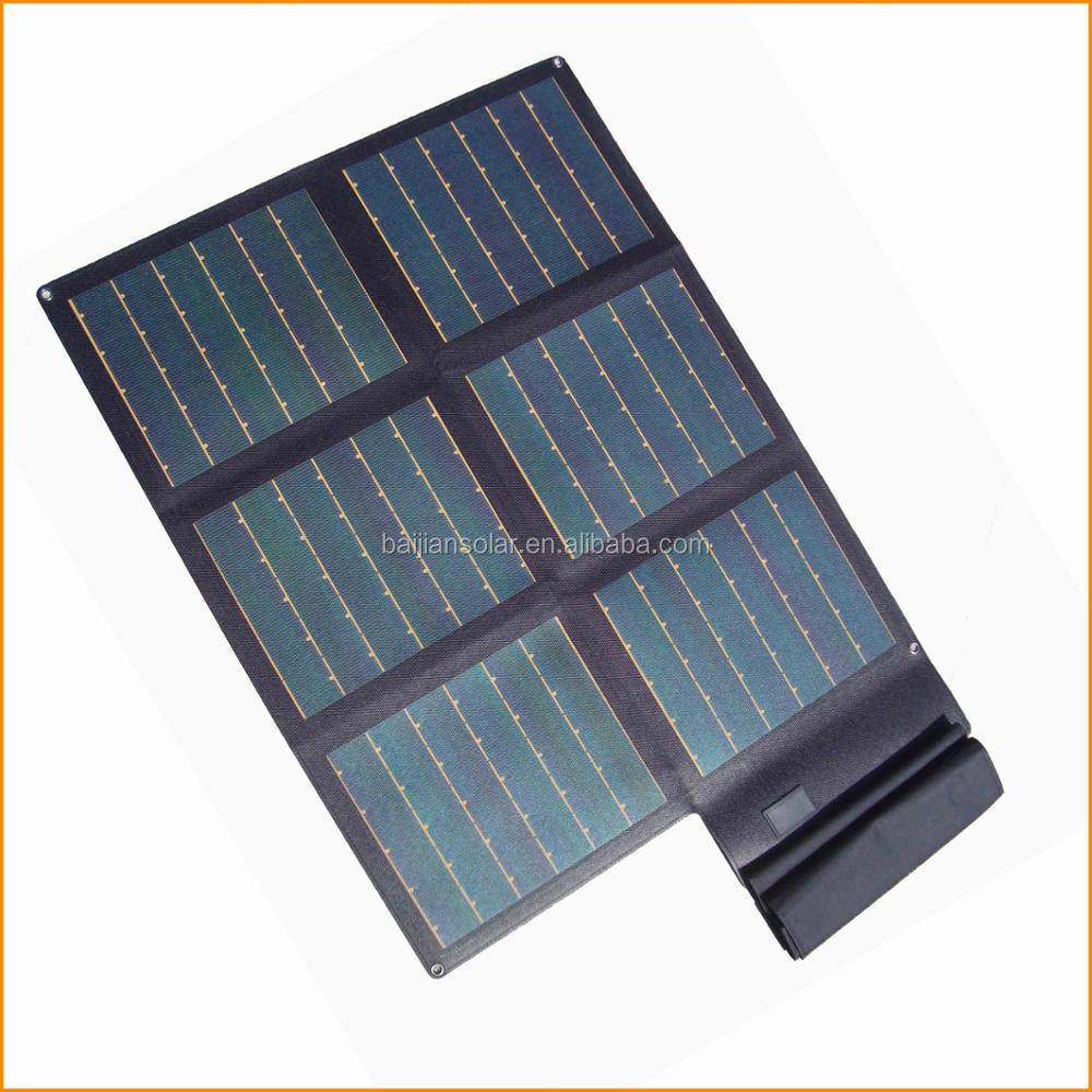 High efficiency flexible solar panel kit for camping trailer RV