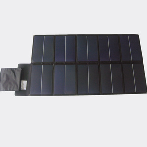 60W Solar Panel Portable Foldable Solar Charger 4 in 1 Jack for Summer Camping Van RV