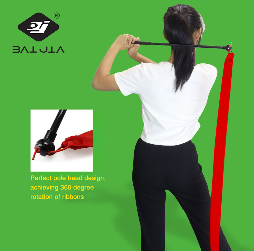 Factory Manufacturing Golf Color Ribbon Swing Trainer Portable Full Swing Practice Golf Swing Speed Stick